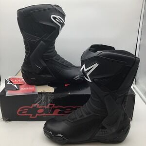 Alpinestars SMX-6 V3 Vented Motorcycle Boots Black Mens Size 10.5 NEW